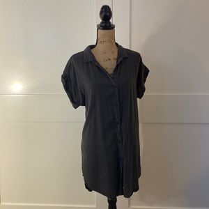 Anthropologie shirt dress black S